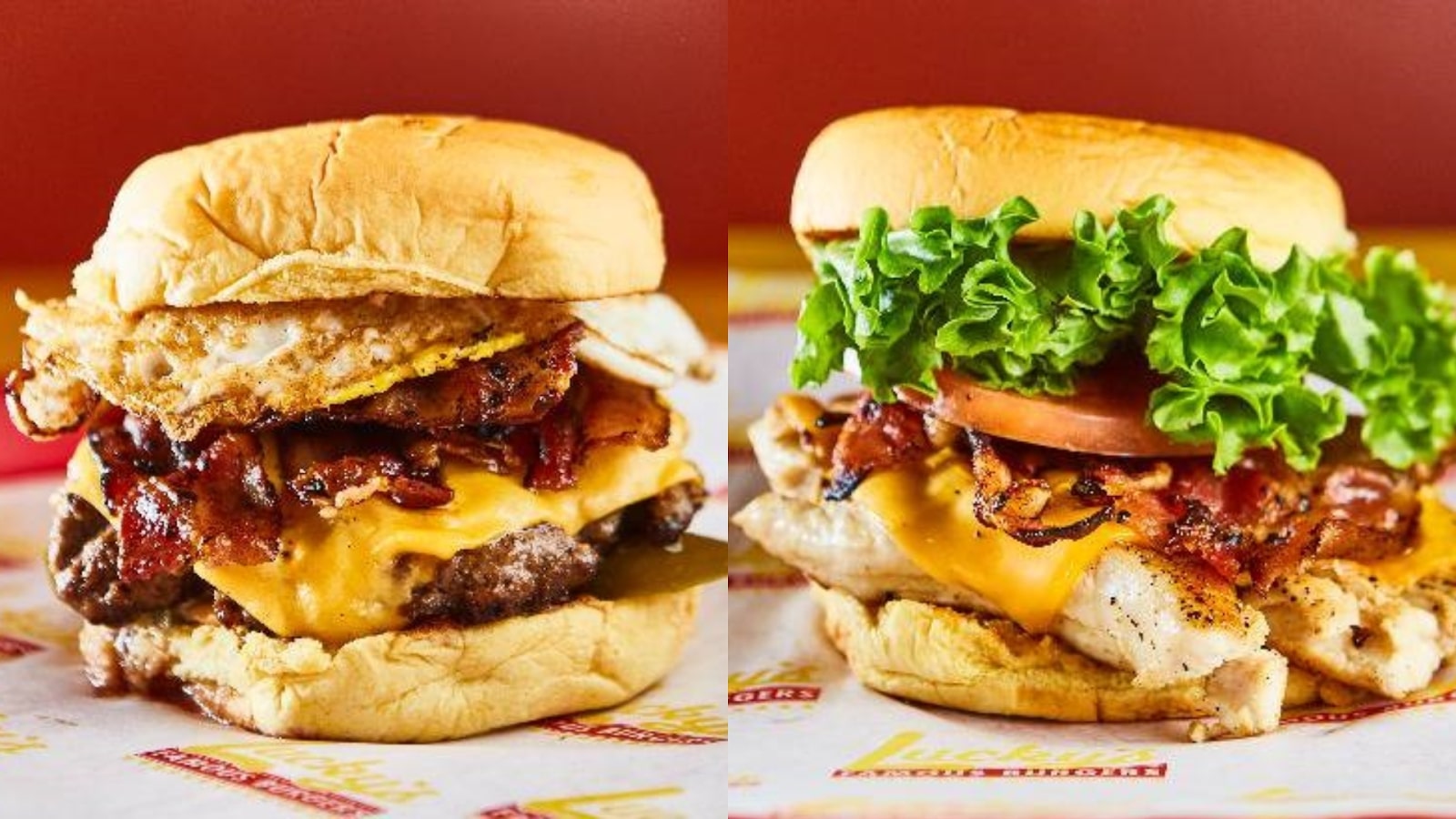 L.E.S. (Lower East Side) And Hell's Kitchen Burgers From Lucky's Famous Burgers