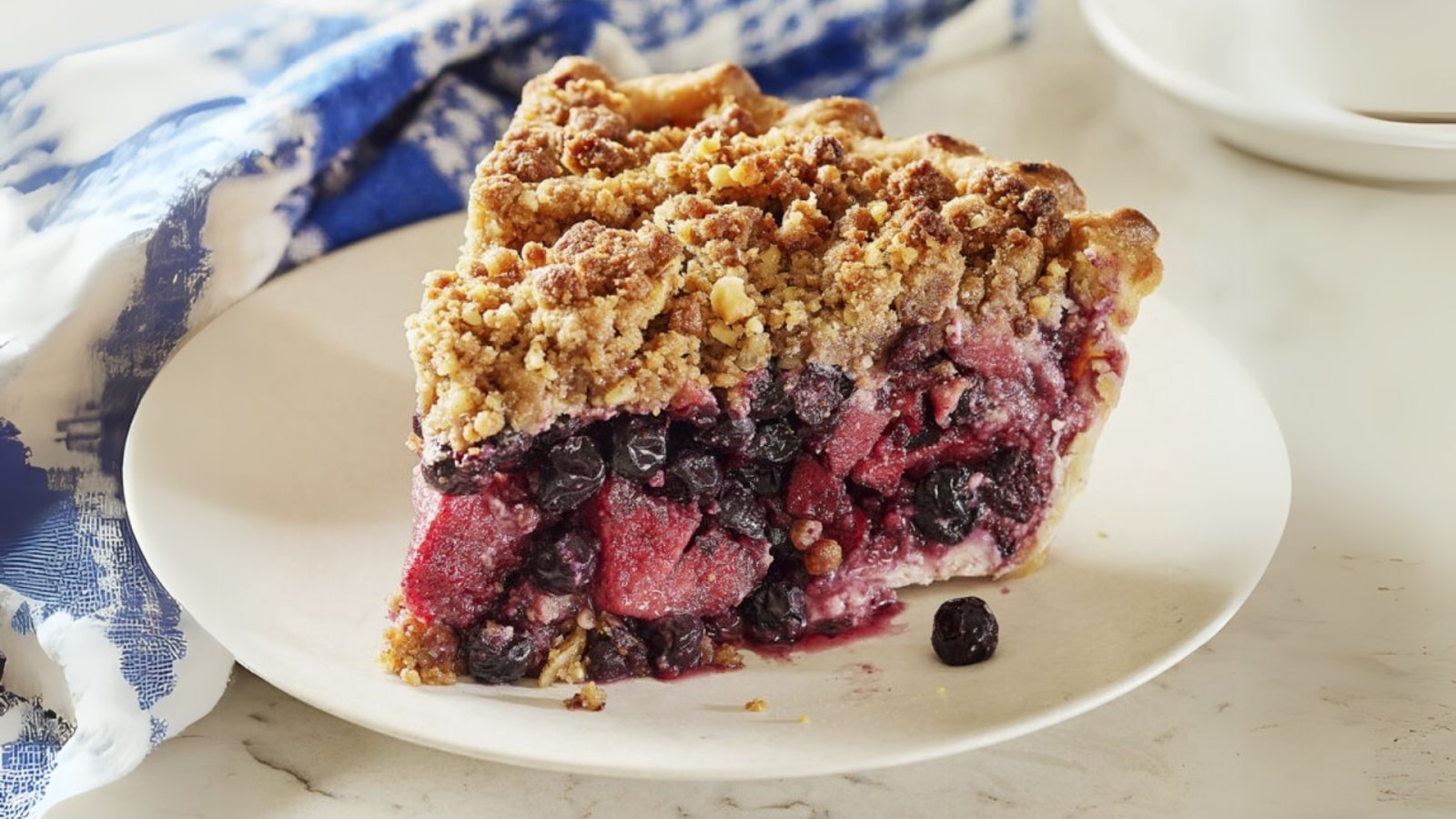 Blueberry Apple Crumb Pie From Little Pie Company