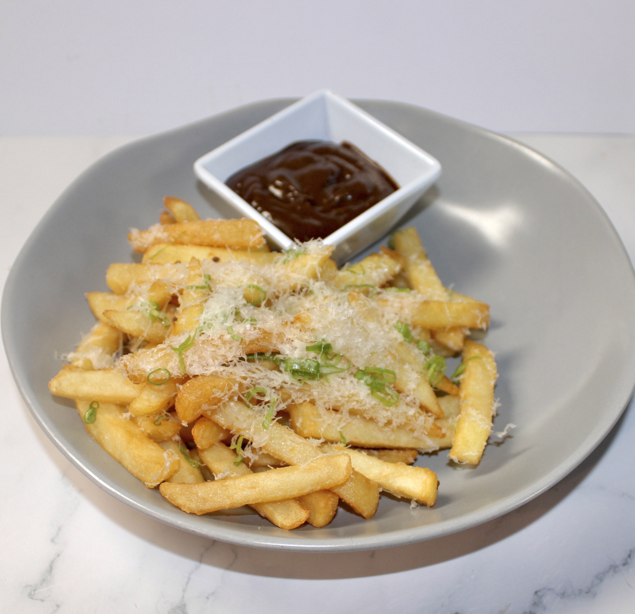 Truffle Fries with Black Garlic Aioli Truffle Fries with Black Garlic Aioli