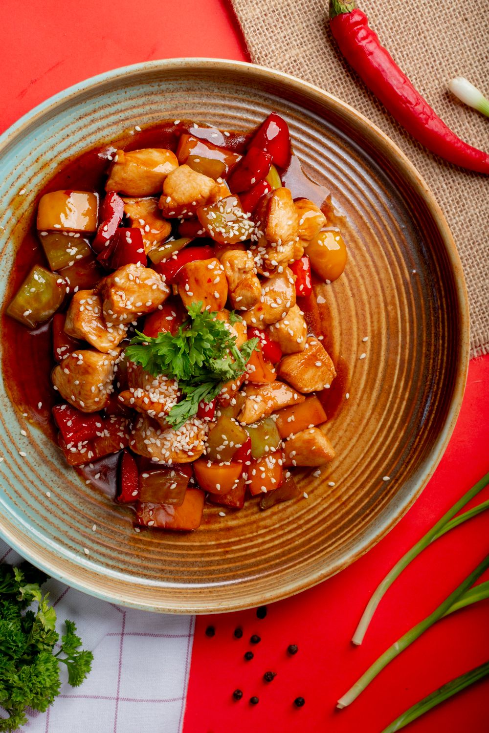 Sweet & Sour Pork (Puerco Asado de Agrio-Duloe)