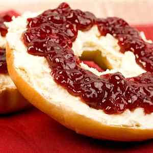 Bagel with Butter and Jelly