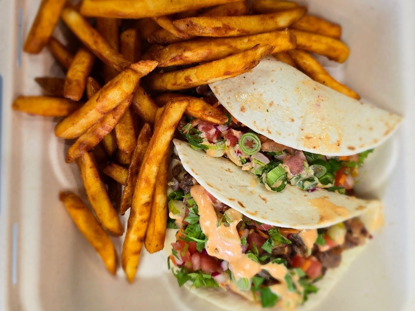 Korean Taco With Fries Korean Taco With Fries