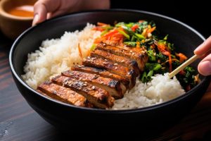 Grilled Steak Rice Bowl