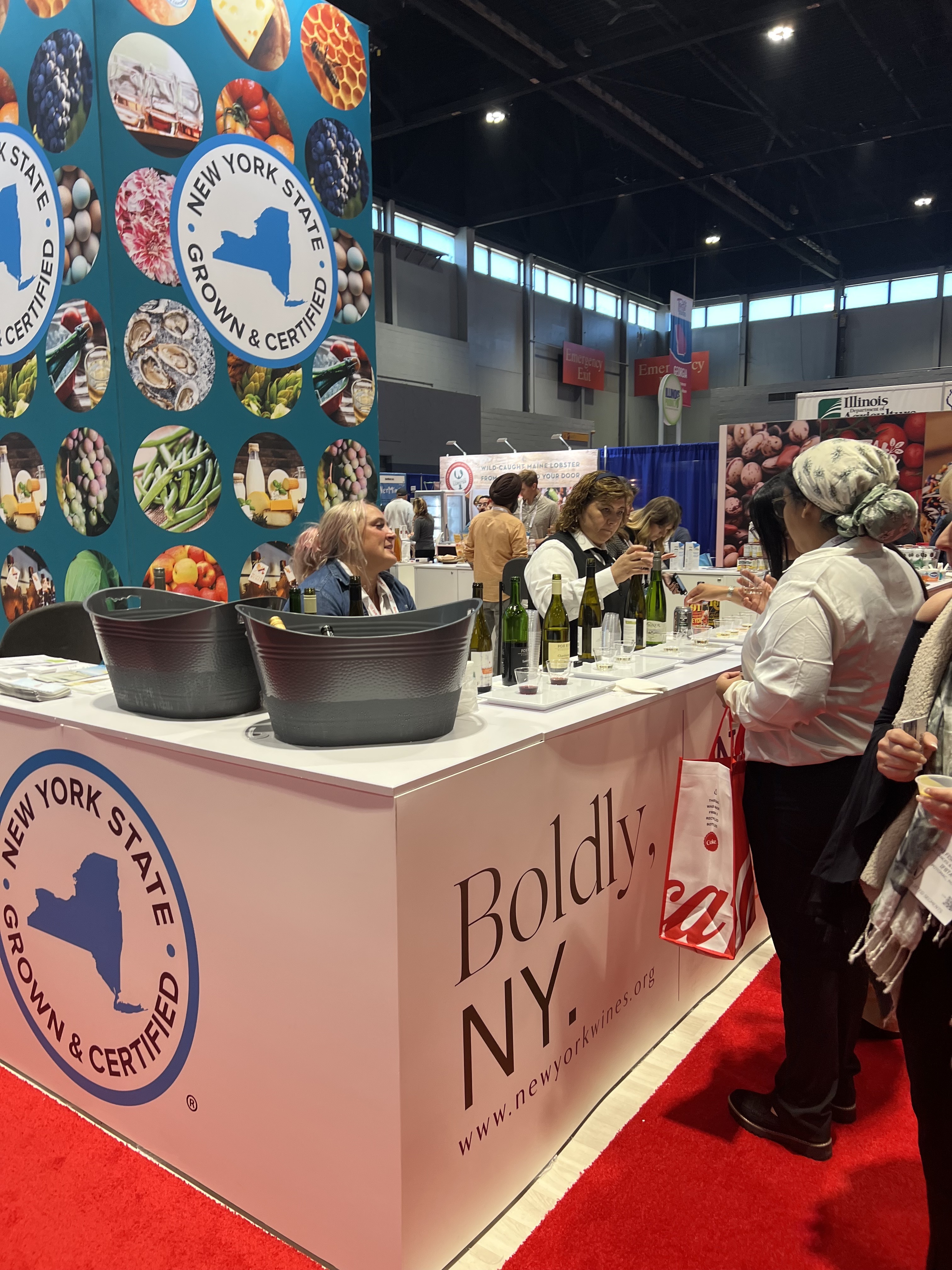 A stand at the National Restaurant Association show 