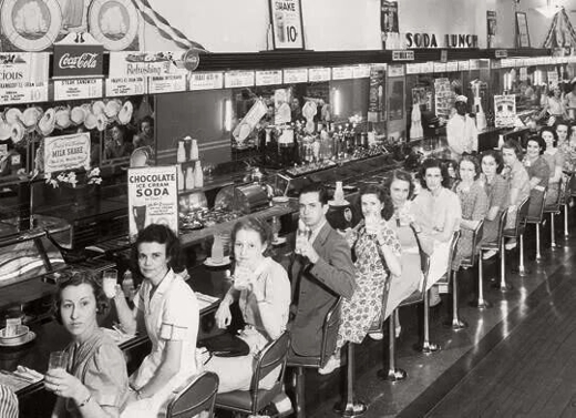 NYC Luncheonette, circa 1930