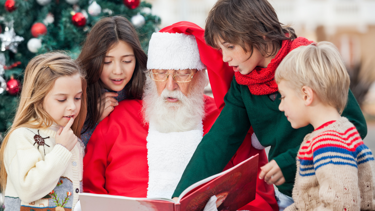 Story time with Santa