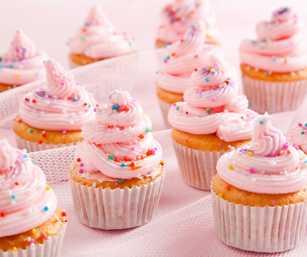 pink cupcakes