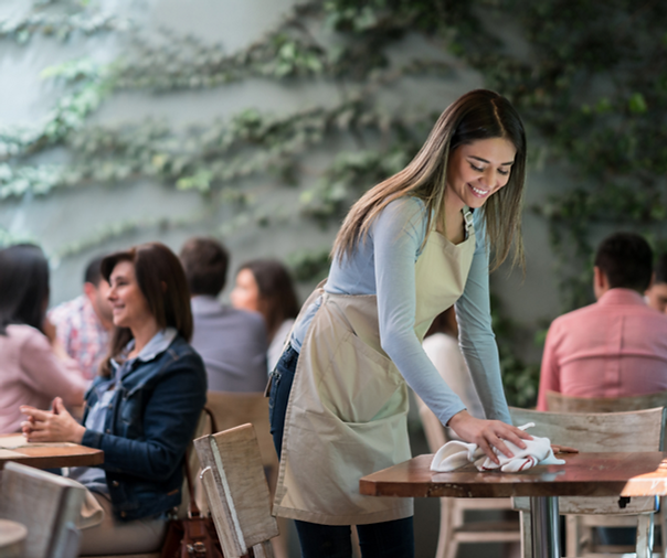 managing restaurant side work