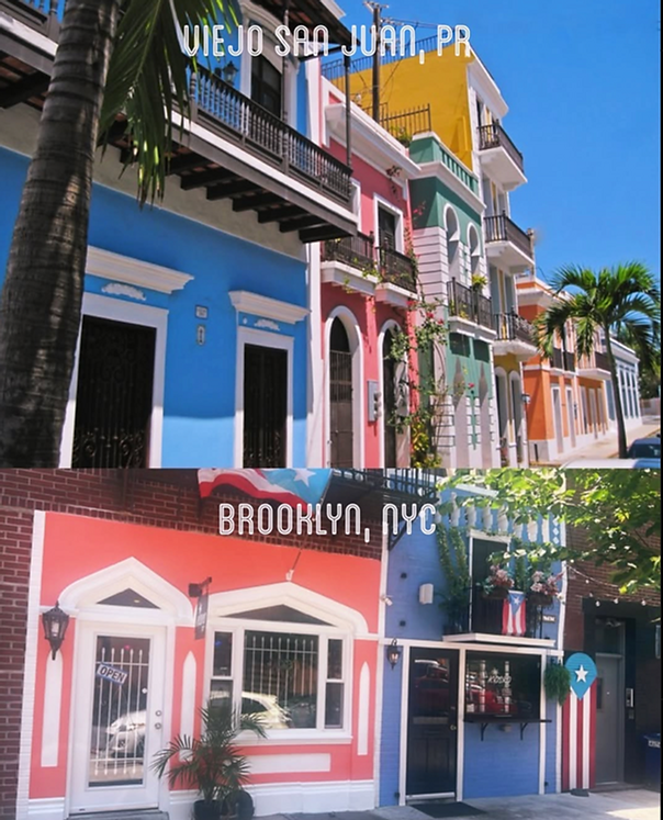 Kiosko 787 in Brooklyn  Inspired by Viejo, San Juan buildings