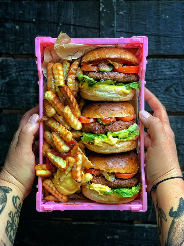 veggie burgers