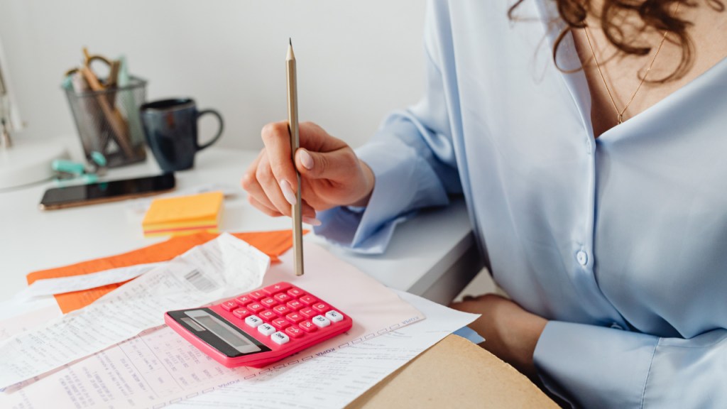 manager doing the books