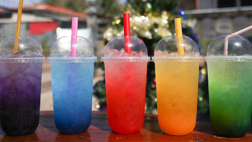 colorful drinks