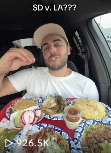 Kevin Noparvar how.kev.eats TikTok restaurant reviewer known for honest food reviews