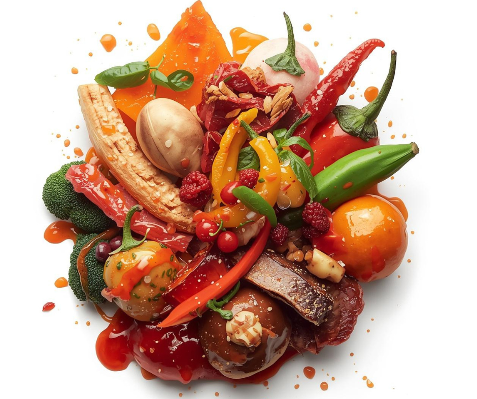 sweet and spicy ingredients